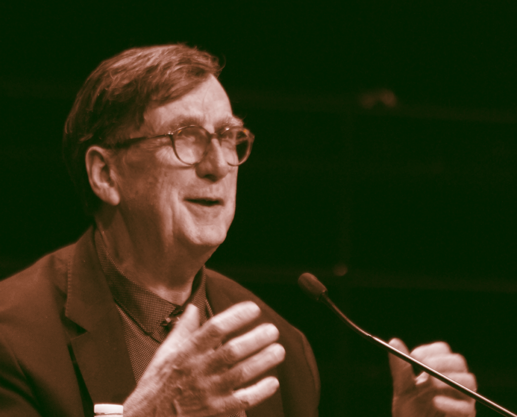 Bruno Latour em conferência (© G. Garitan/Wikimedia Commons, 2015)